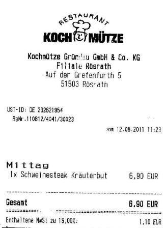 iglt Hffner Kochmtze Restaurant